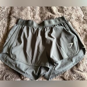 Gymshark Women’s Running/Training Shorts — Black, Size M